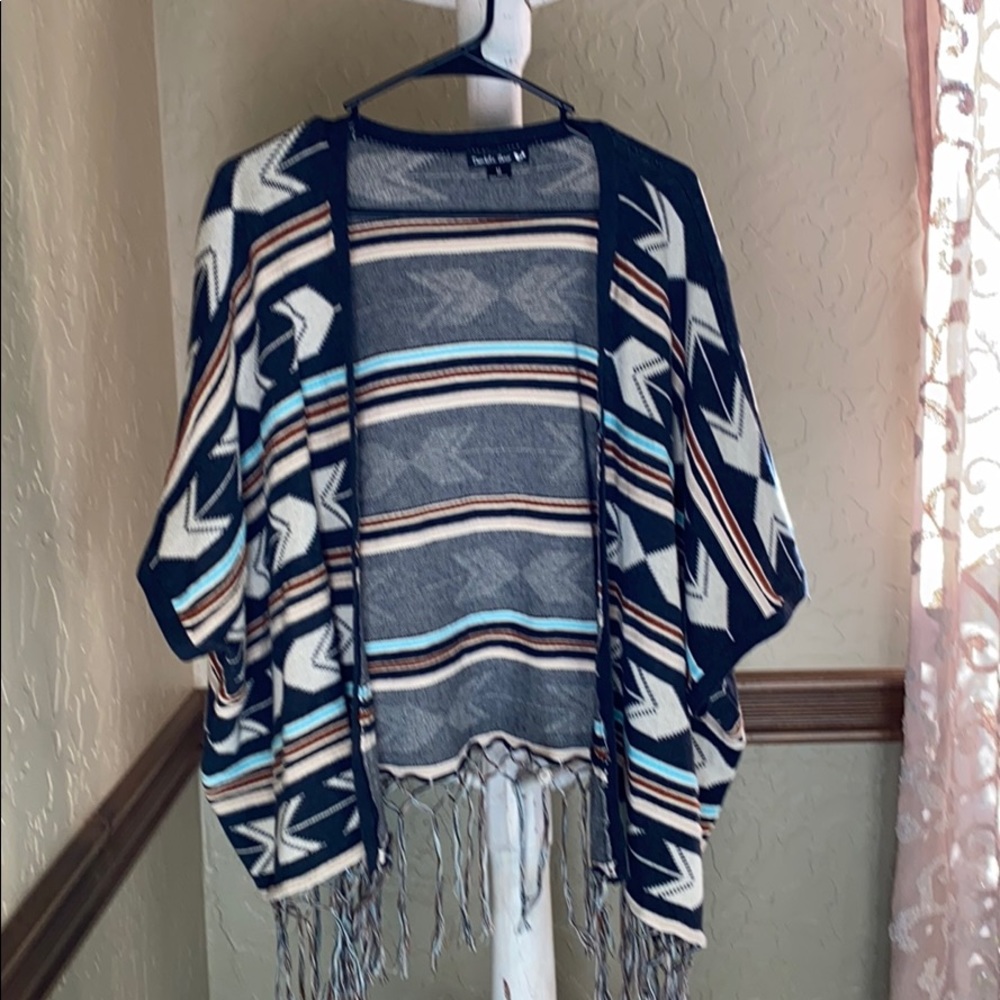 Sweater poncho